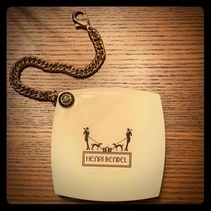Vintage Henri Bendel Purse Mirror with Chain